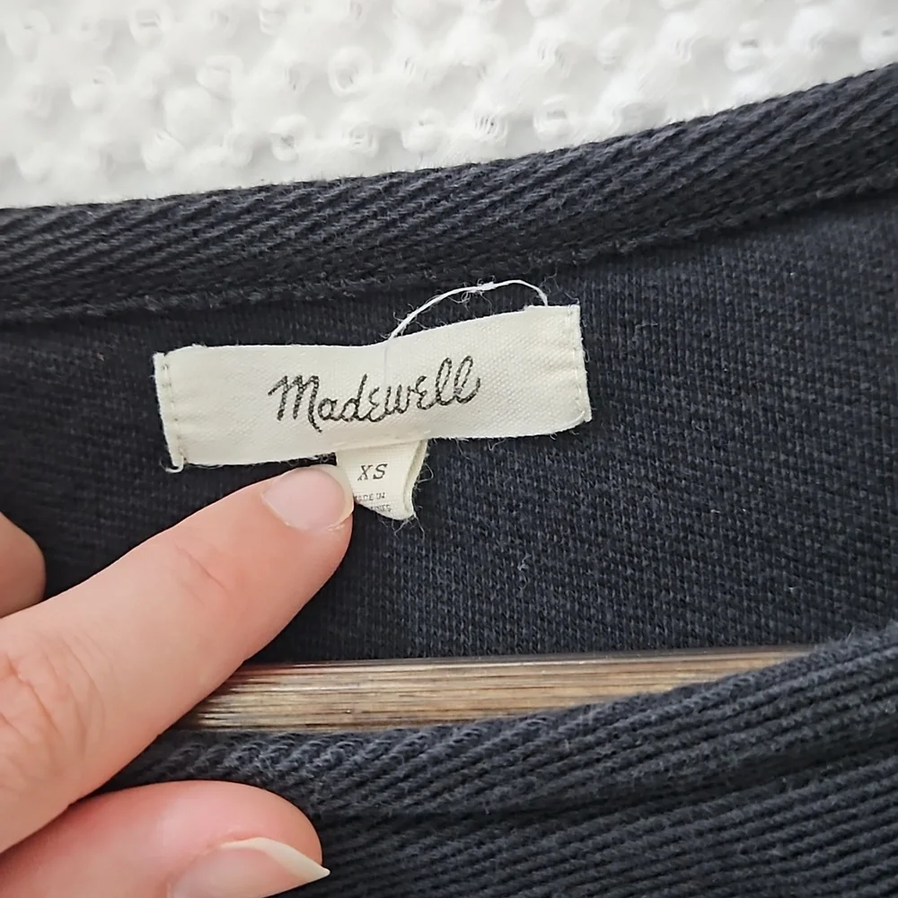 Madewell Boxy Crop Top - XS - Picture 2 of 6